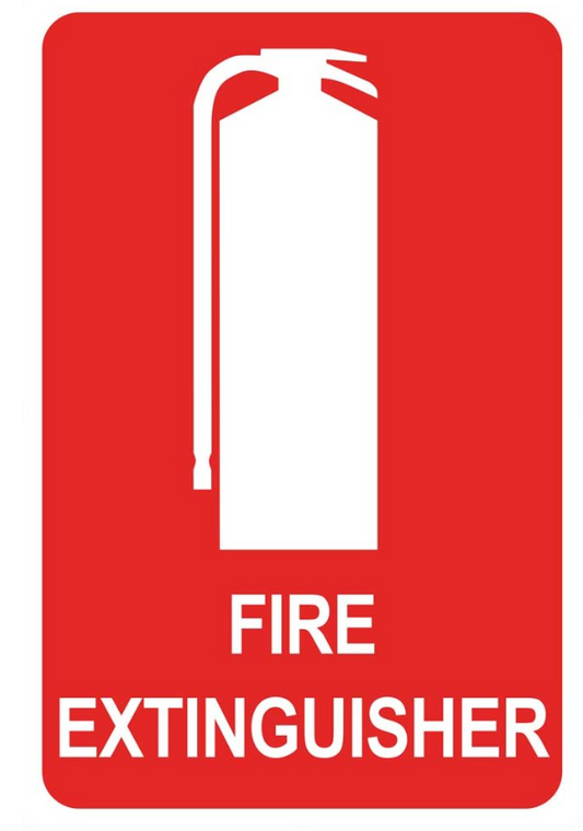 Fire Extinguisher Location Sign